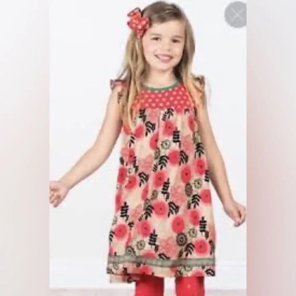 MATILDA JANE GLAD TIDINGS TUNIC DRESS SIZE 4 EUC